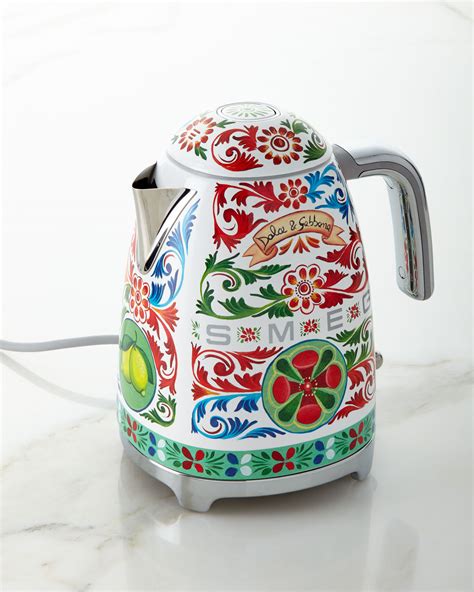 smeg dolce gabbana tea kettle|dolce and gabbana toaster.